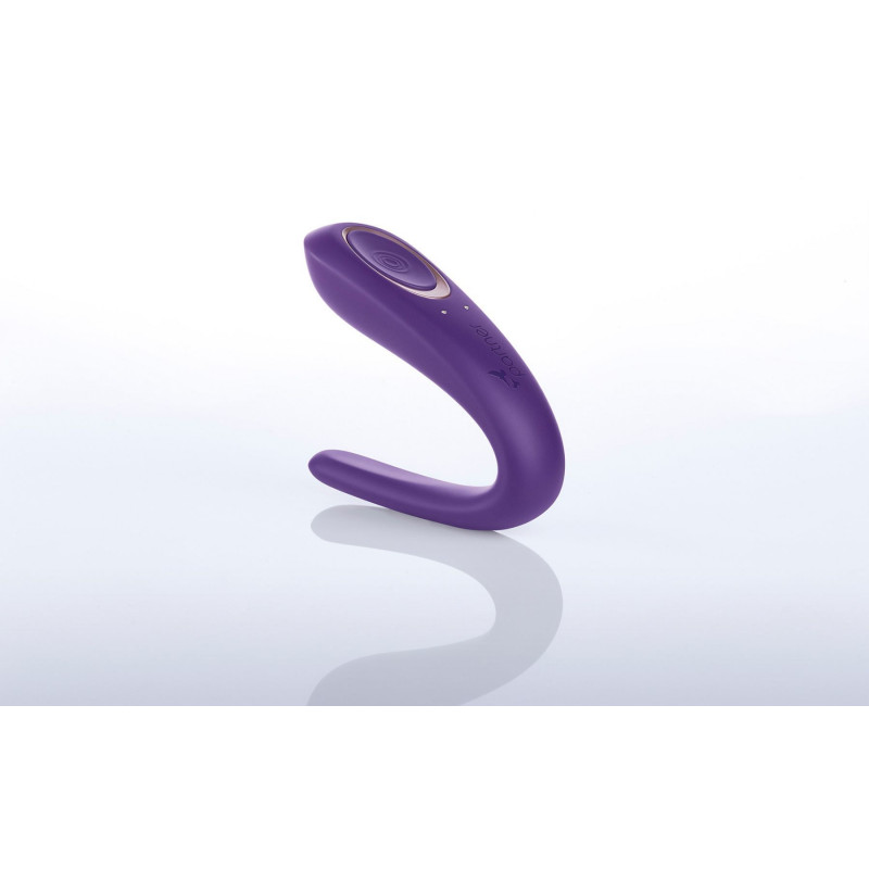 Satisfyer Double Classic, вид збоку, демонстрація гнучкої текстури