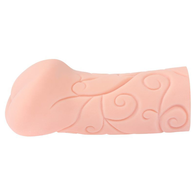 Вигляд збоку мастурбатора-вагіни Kokos Tattoo, що демонструє його форму