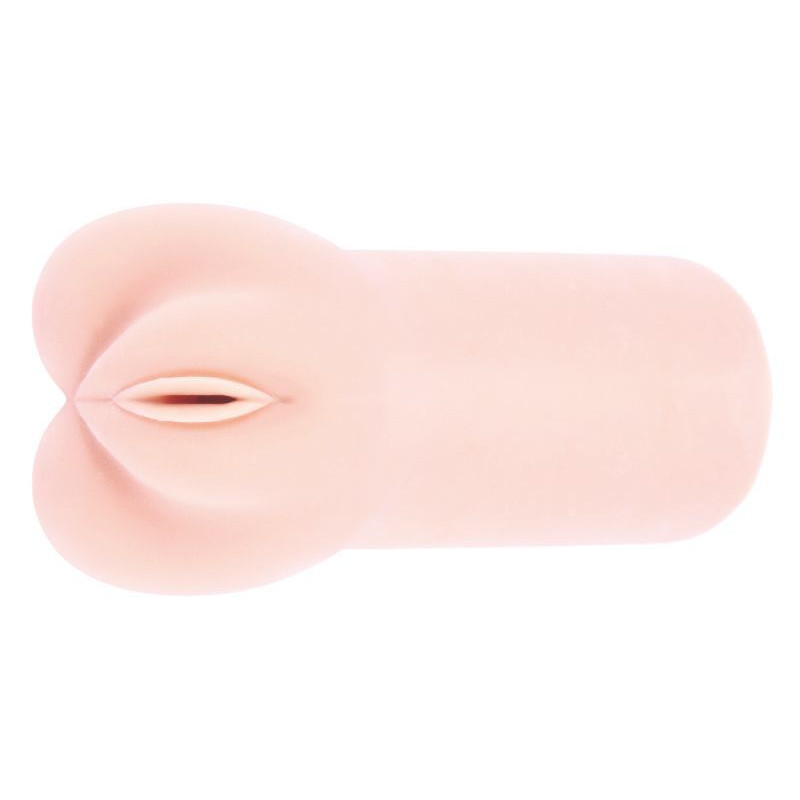Вигляд збоку мастурбатора-вагіни Kokos Sandara Double Layer, що показує його ергономічну форму