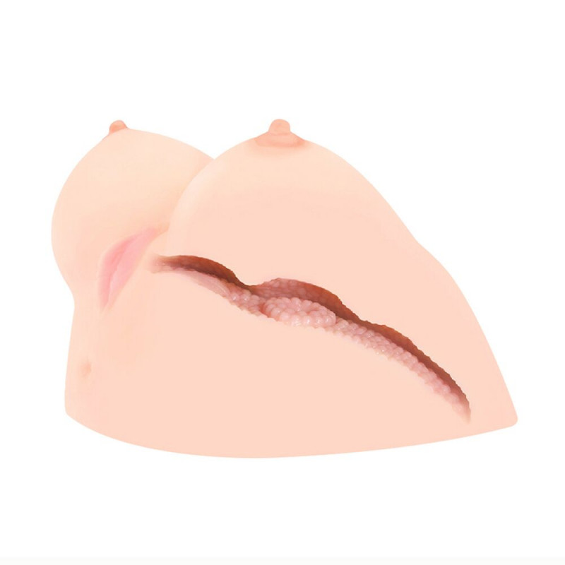 Мастурбатор Kokos Juilana Breast Real Touch - текстура матеріалу, ефект реального дотику