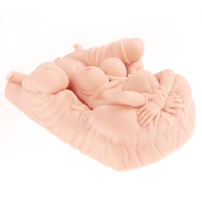 Текстура матеріалу міні-ляльки мастурбатора Kokos Erica