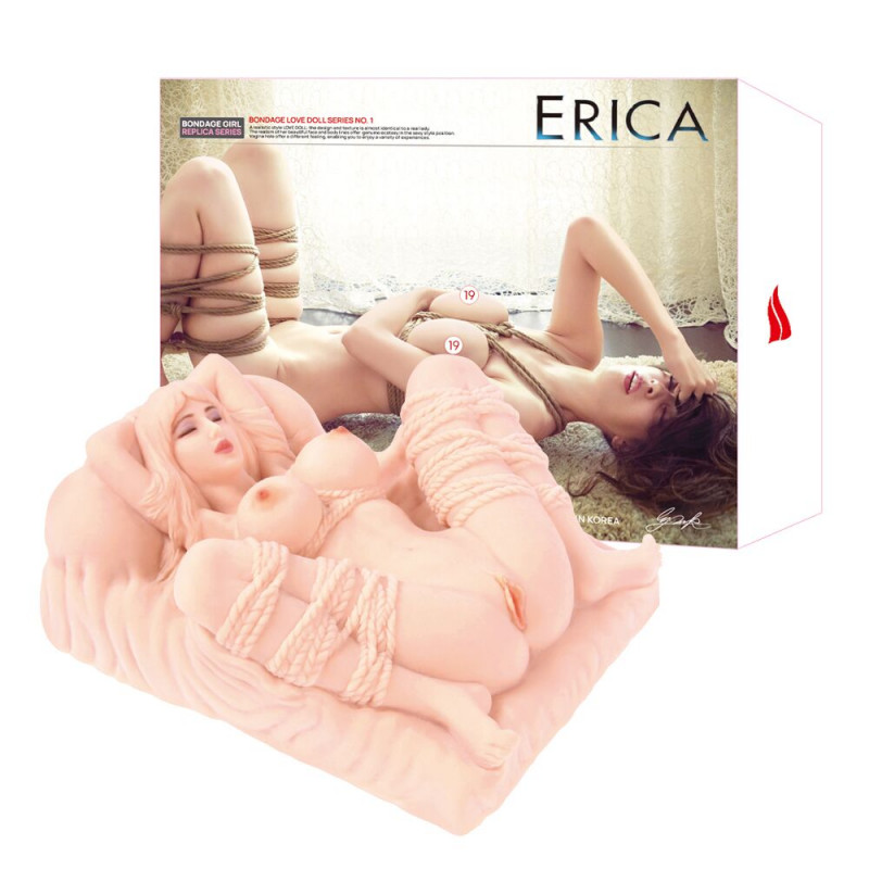 Міні-лялька мастурбатор Kokos Erica - демонстрація гнучкості