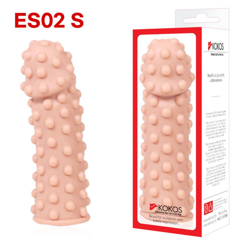 Текстура насадки на член Kokos Extreme Sleeve ES.02, розмір S