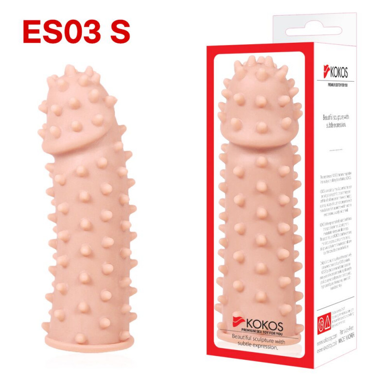 Насадка на член Kokos Extreme Sleeve ES.03 розмір S - текстура