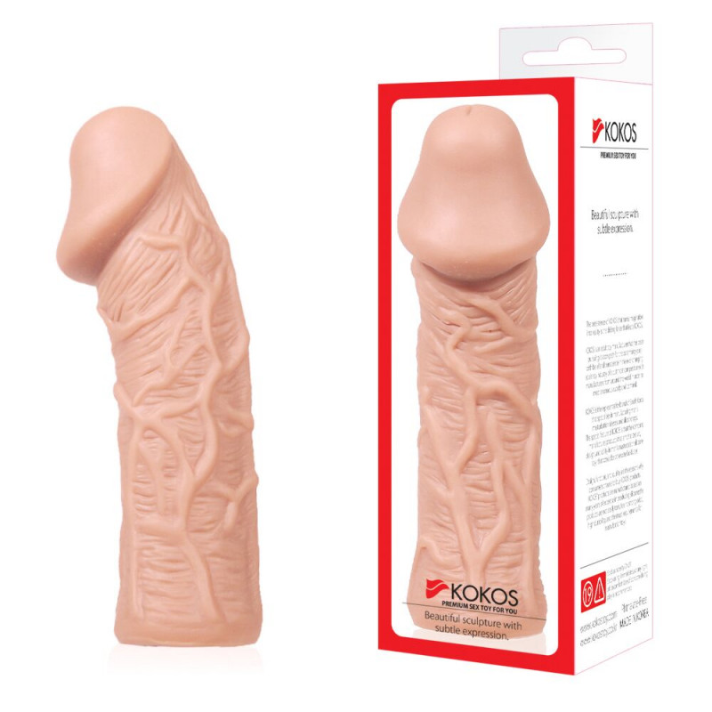 Упаковка насадки на член Kokos Extreme Sleeve ES.05 розмір M