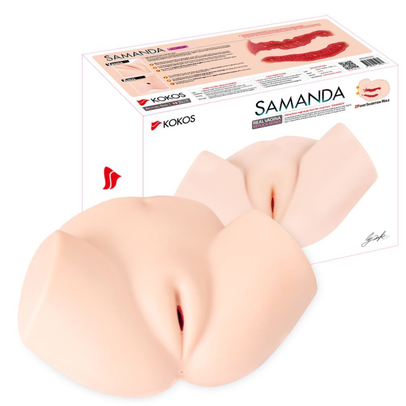 Мастурбатор-півторс Kokos Samanda, загальний вигляд, матеріал