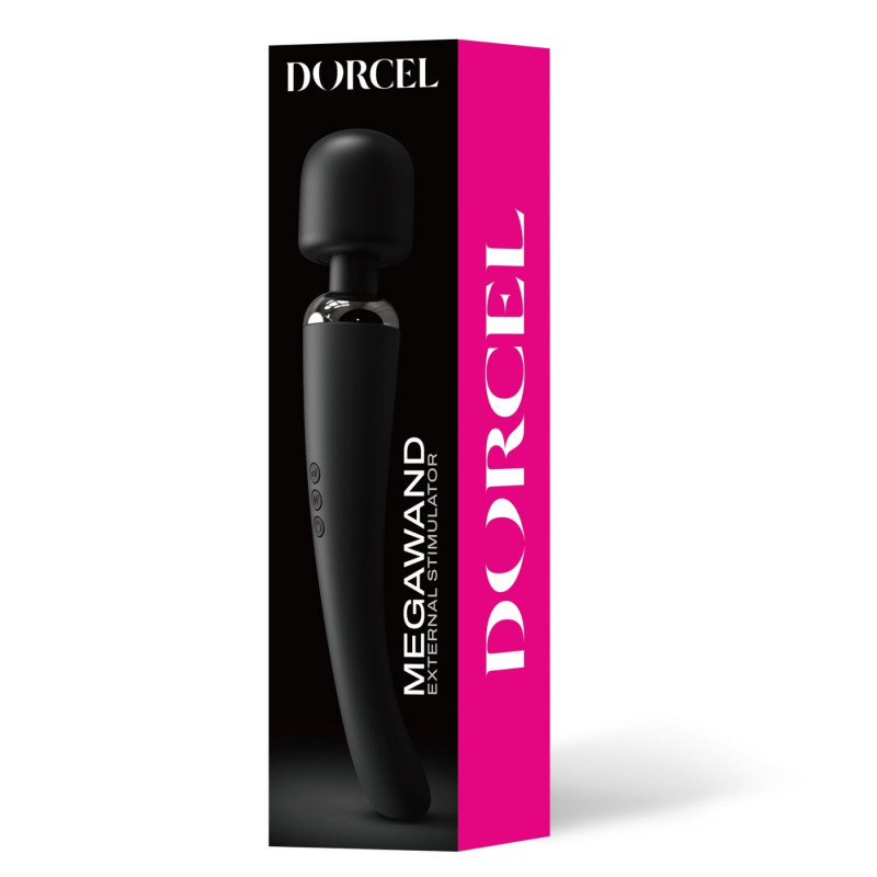 Зарядний пристрій для вібромасажера Dorcel Megawand Black, перезаряджуваний