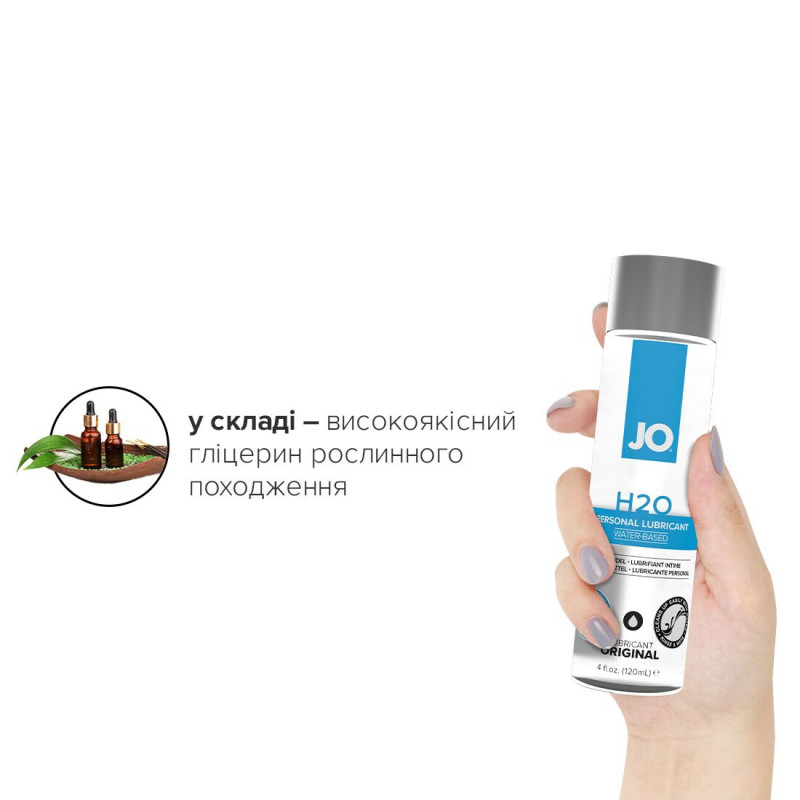 Текстура лубриканта JO H2O ORIGINAL 120 мл