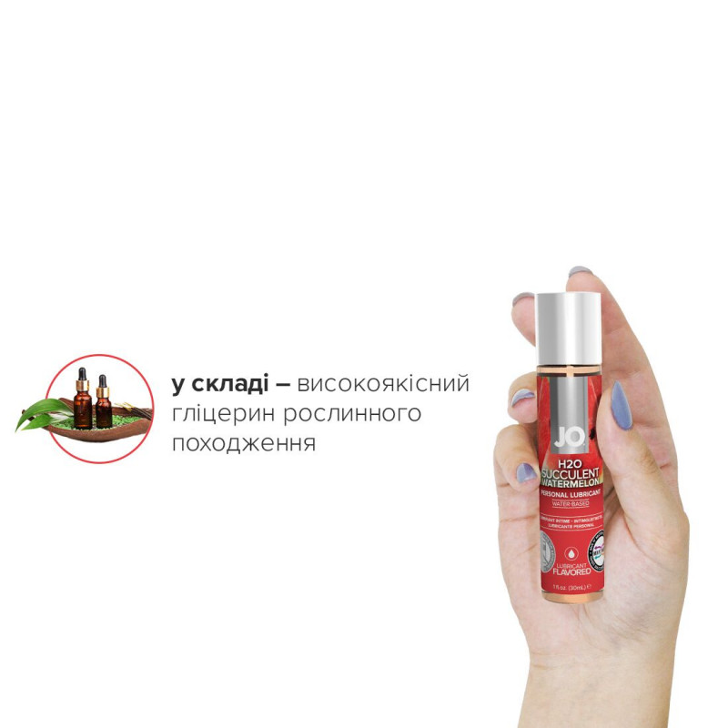 JO H2O Watermelon 30 мл – закрита упаковка, детальний вигляд бренду JO
