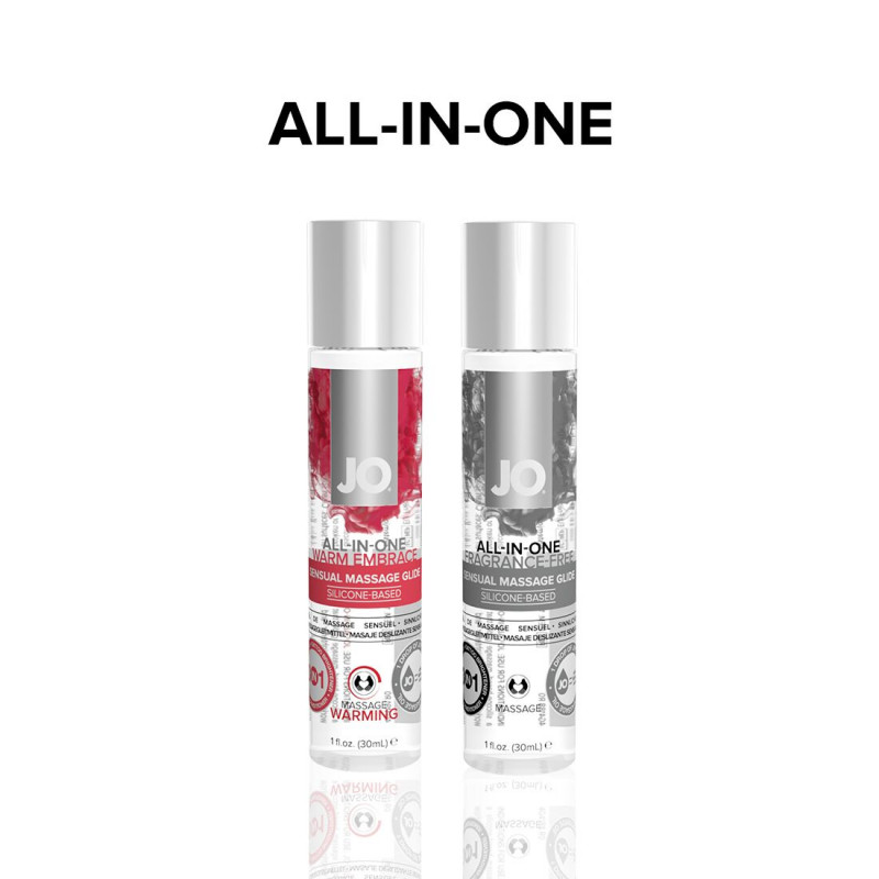 JO All-in-one Massage Glide - Розігрівальний масажний гель та змазка 2 в 1 (30 мл) - Деталі флакона