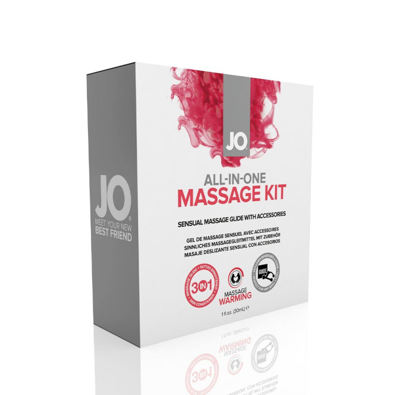 Упаковка набору для масажу JO ALL IN ONE MASSAGE GIFT SET