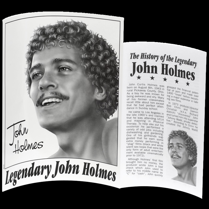 Упаковка фалоімітатора Doc Johnson John Holmes ULTRASKYN 6 см, брендований дизайн