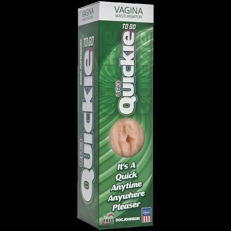 Упаковка мастурбатора вагінального Doc Johnson Quickie to Go