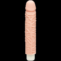 Вибратор Doc Johnson The D: Shakin D 9 Inch Vibro ULTRASKYN, 3.8см, с плавной регулировкой