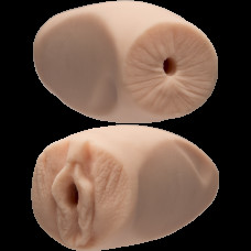 Мастурбатор двосторонній Doc Johnson Dani Daniels/Cherie Deville Ultraskyn, вагіна/попка — Keks-Hub