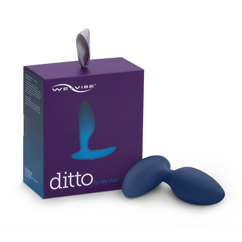 Анальна вібропробка We-Vibe Ditto Moonlight Blue, комплектація, синій