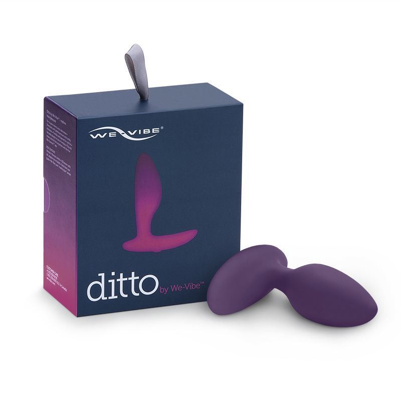 Фірмова коробка We-Vibe Ditto Purple, вид збоку