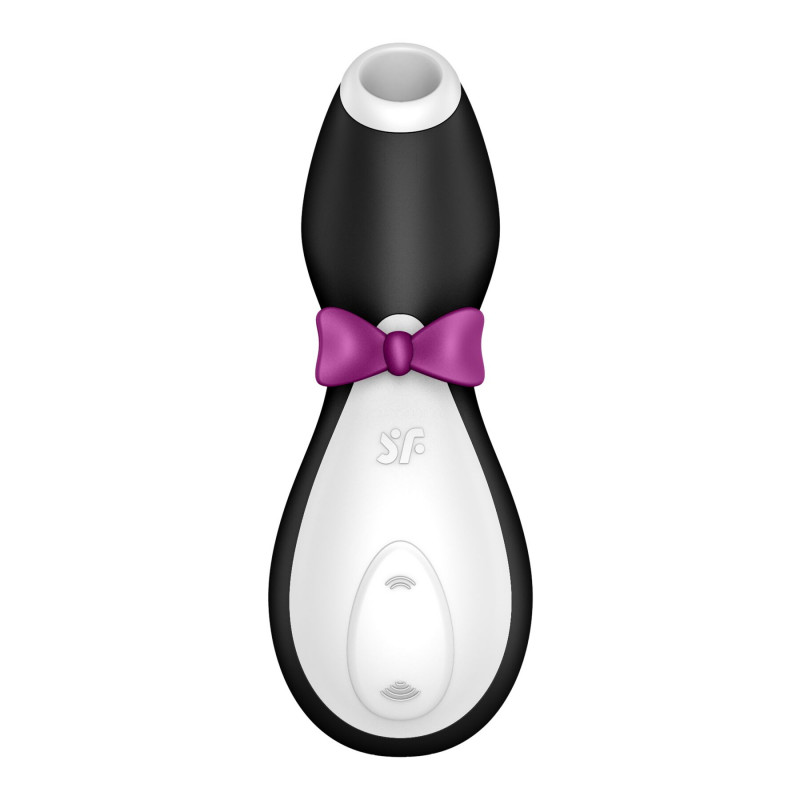 Вакуумний кліторальний стимулятор Satisfyer Penguin, детальний вигляд на кнопку керування