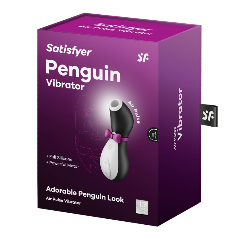 Вакуумний кліторальний стимулятор Satisfyer Penguin, рекомендований для чутливих зон
