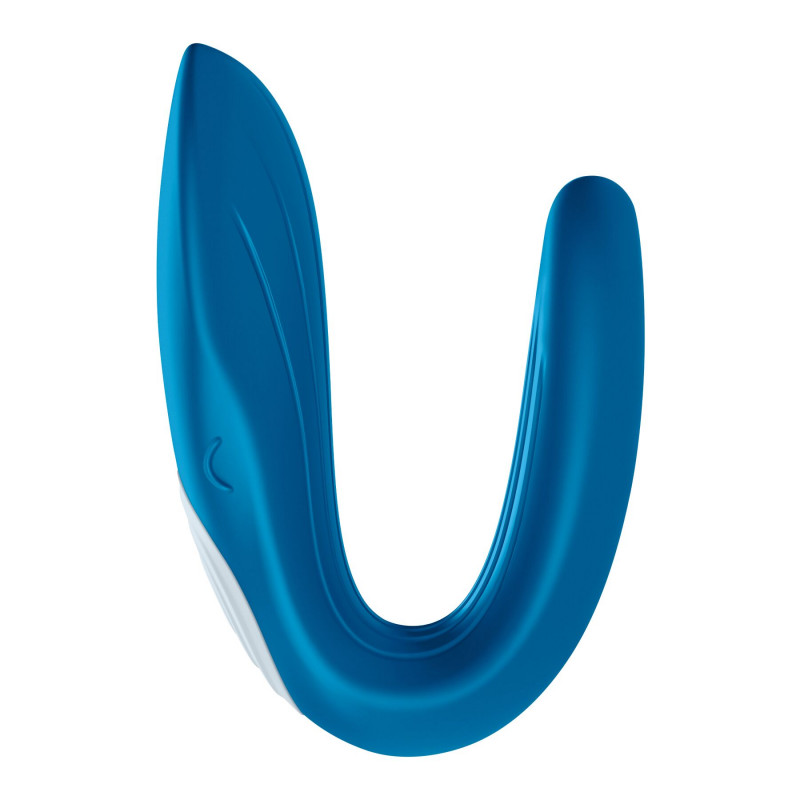 Близький вид текстури силікону рожевого вібратора Satisfyer Double Whale