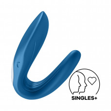 Вібратор для пар Satisfyer Double Whale з двома моторчиками — Keks-Hub