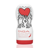 Мастурбатор Tenga Keith Haring Deep Throat Cup с глубокой глоткой и вакуумной стимуляцией