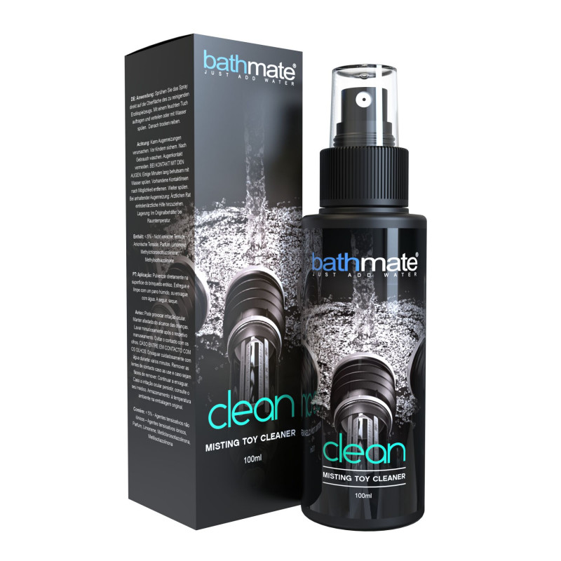 Упаковка очищувального засобу Bathmate Clean Лимон 250мл, вид збоку