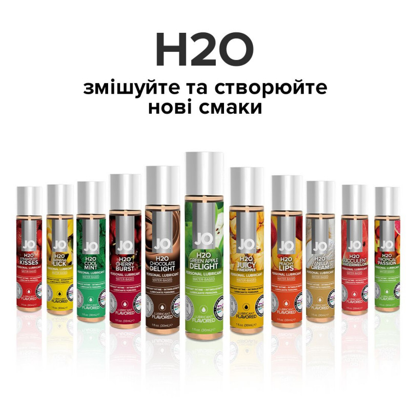 Лубрикант JO H2O Green Apple 120 мл - загальний план
