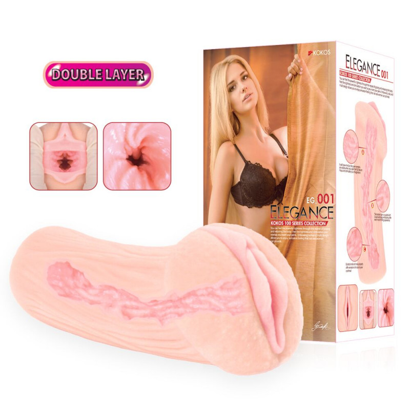 Мастурбатор Kokos Elegance 001, повний комплект, інструкція