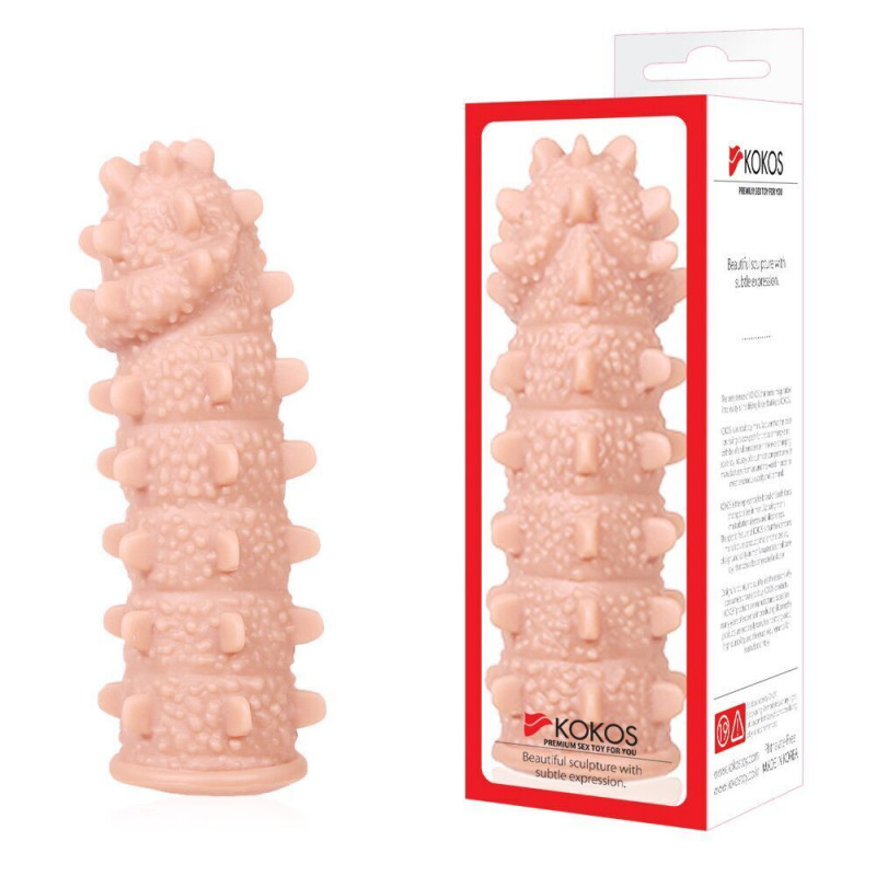 Детальний вигляд текстури насадки Kokos Extreme Sleeve ES.04