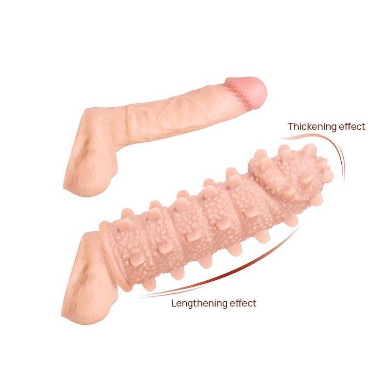 Детальний вигляд насадки Kokos Extreme Sleeve ES.04 M – текстура з кокосовими елементами