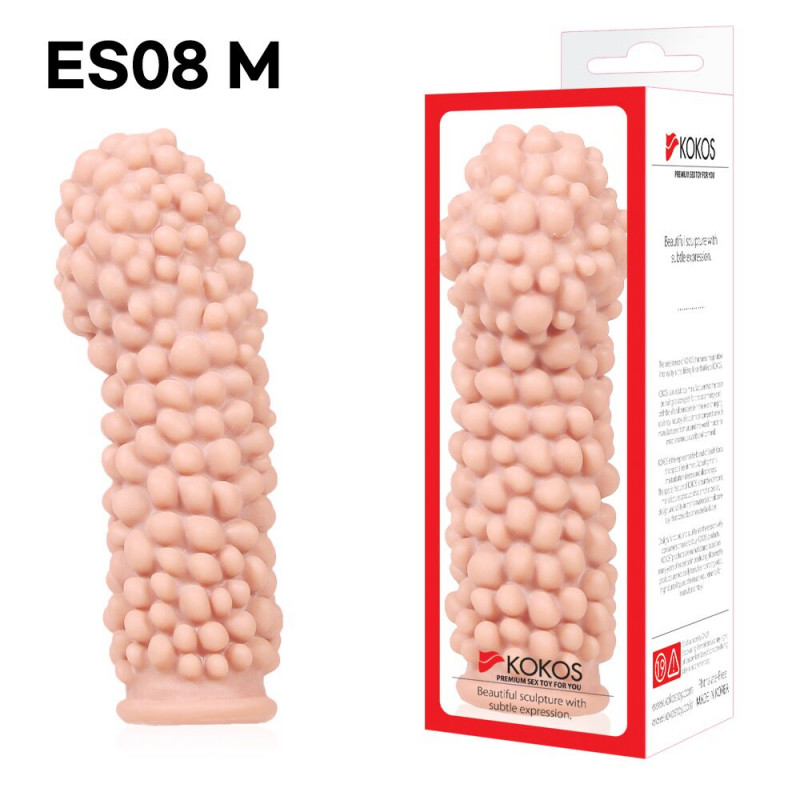 Упаковка насадки на член Kokos Extreme Sleeve ES.08, розмір M