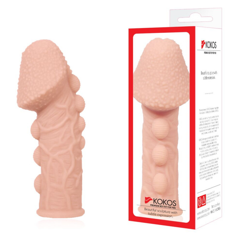 Упаковка насадки Kokos Extreme Sleeve ES.09 M: стильний дизайн для дискретного зберігання