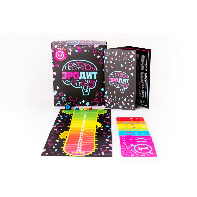 Еротична гра Эродит (RU) FunGamesShop - крупний план карт та інструкції