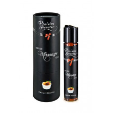 Масажна олія Plaisirs Secrets Creme Brulee 59 мл їстівна з афродизіаками, подарункове паковання