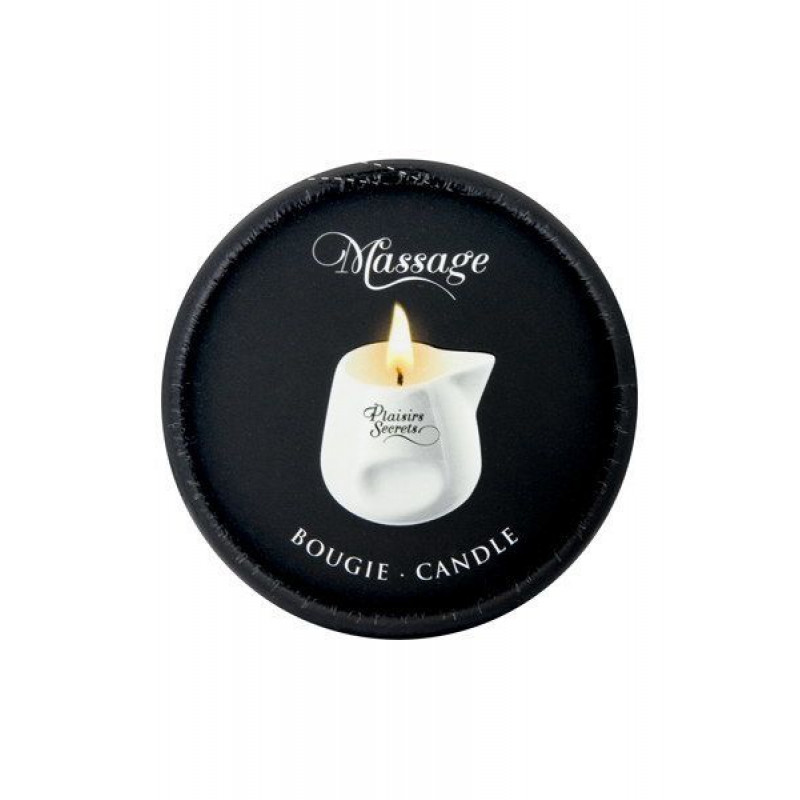 Керамічна ємність масажної свічки Plaisirs Secrets Red Wood 80 мл, текстура матеріалу