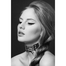 Чокер зі шнурівкою Bijoux Pour Toi - LACET, екошкіра — Keks-Hub