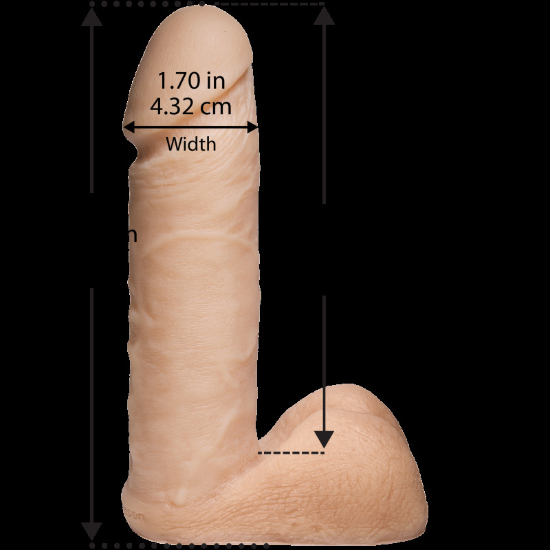 Упаковка фалоімітатора Doc Johnson Platinum TRUSKYN - The Tru Ride 6 Inch, деталі бренду