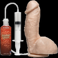 Фалоімітатор Doc Johnson The Amazing Squirting Realistic Cock, ПВХ, діаметр 5,1см
