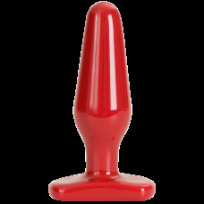 Анальна пробка Doc Johnson Red Boy Medium 5.5 Inch, червона, діаметр 4 см — Keks-Hub