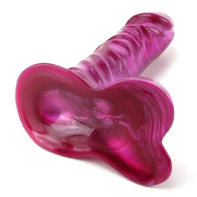 Упаковка фалоімітатора Doc Johnson Radiant Gems Ballsy Fuchsia, рожевий