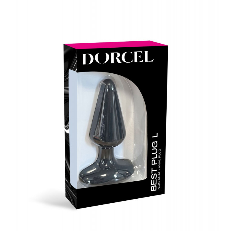 Анальна пробка Dorcel Best Plug L, вид збоку, деталі дизайну