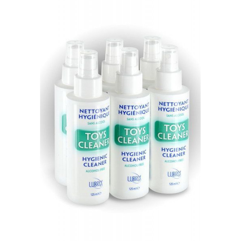 Антибактеріальний спрей Lubrix TOYS CLEANER 125 мл - вид збоку на пляшку