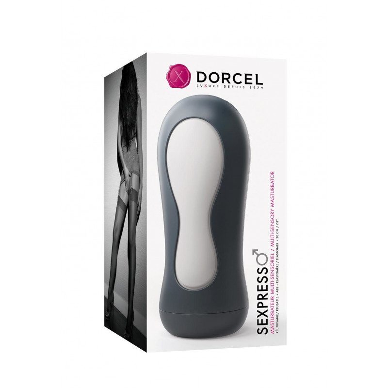 Мастурбатор Dorcel Sexpresso - вигляд з різних ракурсів, демонстрація функціоналу