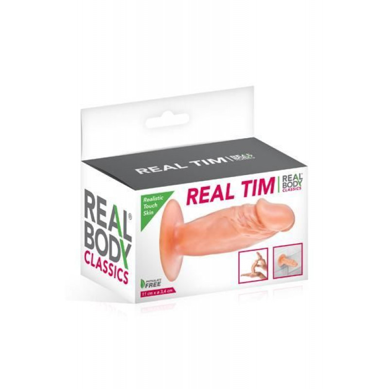 Фалоімітатор Real Body Real Tim Flash TPE 3,4 см - упаковка, комплект