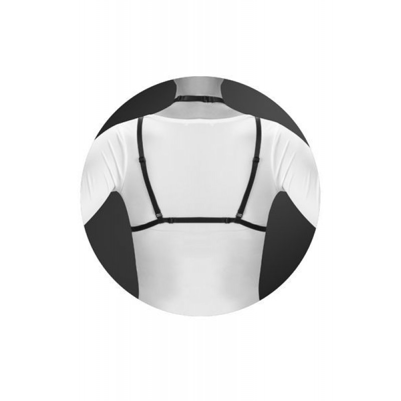 Детальний вигляд еластичної портупеї Bijoux Pour Toi LOLA збоку, текстура тканини