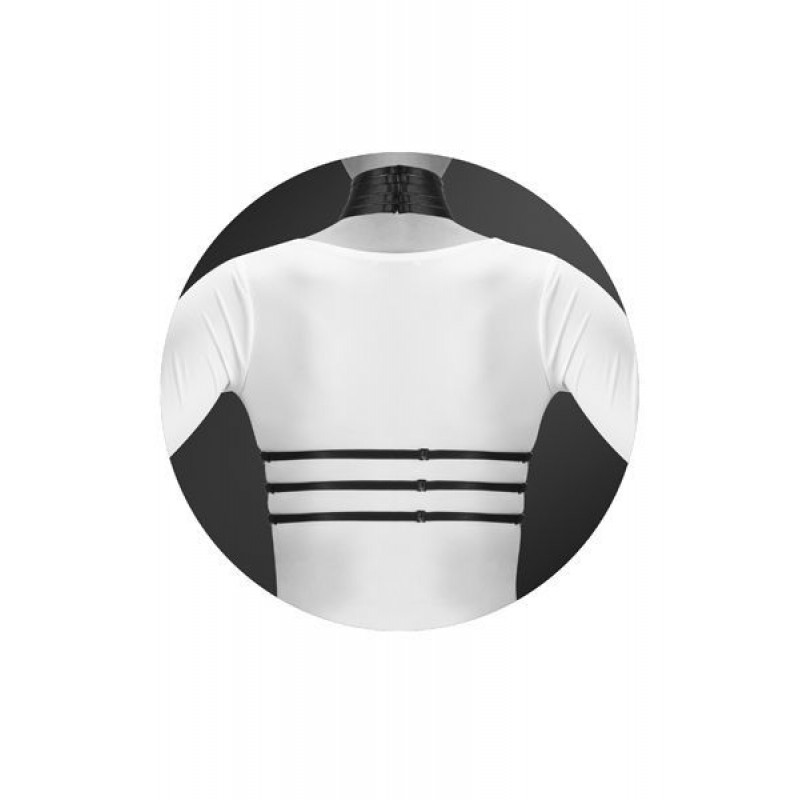 Портупея Bijoux Pour Toi - JULIA, вид збоку: детальний огляд дизайну та еластичної текстури