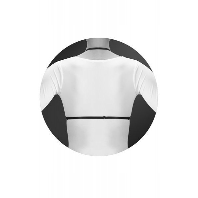 Портупея на груди Bijoux Pour Toi MORGANE, вигляд збоку, демонстрація посадки