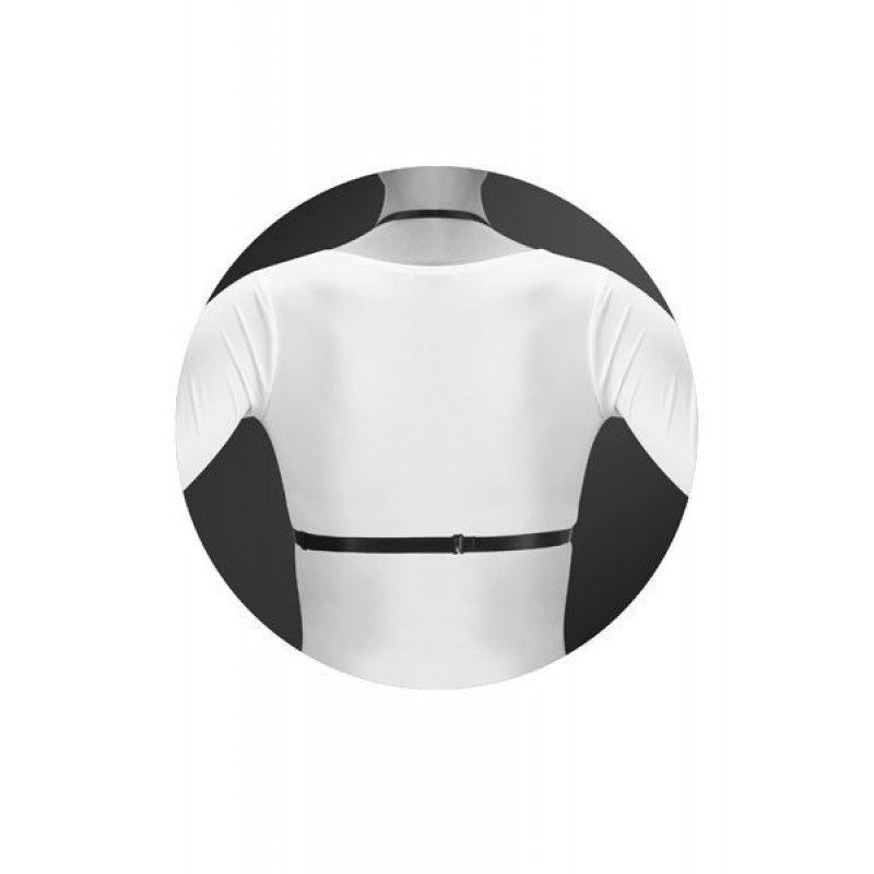 Портупея на груди Bijoux Pour Toi - JESSICA, вид збоку, демонстрація деталей