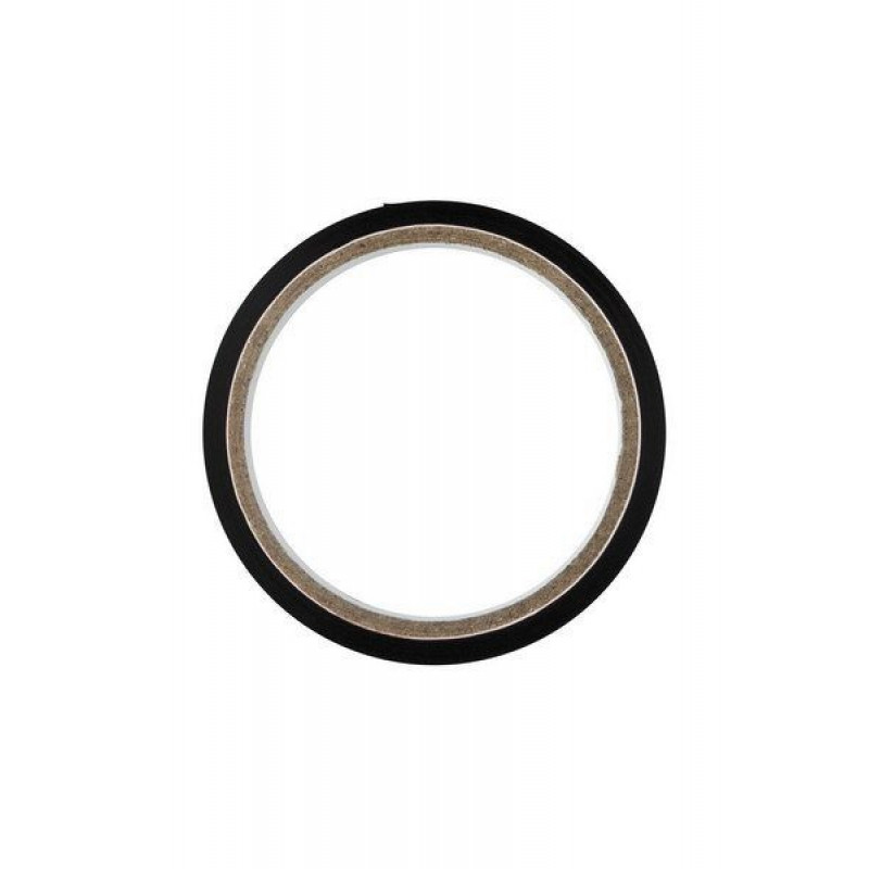 Скотч для бондажу Fetish Tentation Black 15м: вигляд збоку, демонструє товщину та текстуру